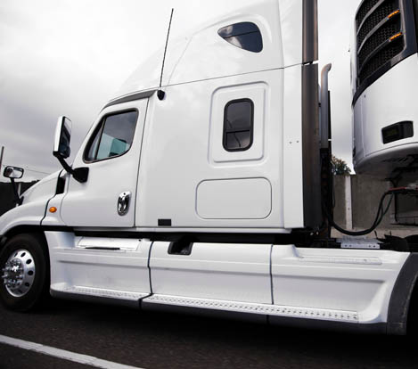 White Commercial Truck White Commercial Truck